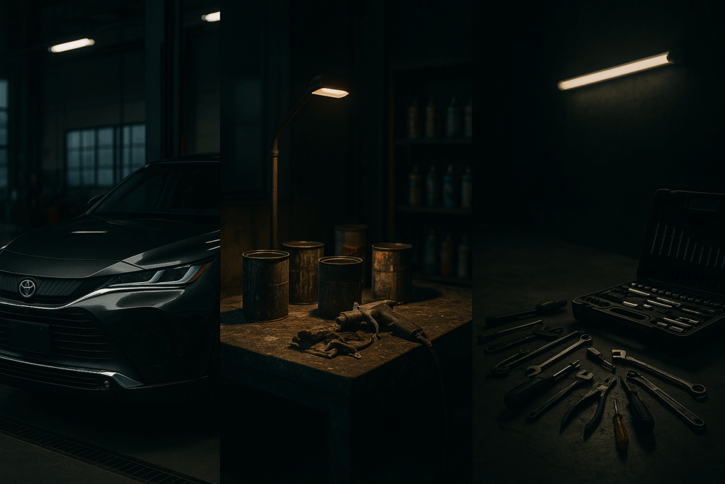 ハリアー PHEV グリル交換 画像